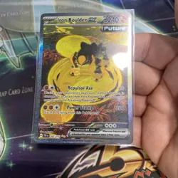 Pokemon TCG Iron Boulder ex 207/162 Temporal Forces Special Illustration Rare - Image 4