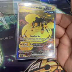 Pokemon TCG Iron Boulder ex 207/162 Temporal Forces Special Illustration Rare - Image 5