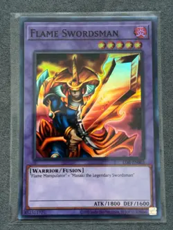 Flame Swordsman Super Rare LOB-EN003 (Near Mint 25th Anniversary) - Image 1