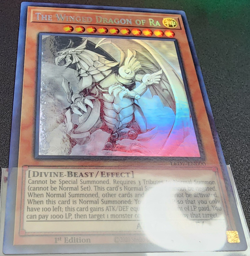 Yugioh The Winged Dragon Of Ra LED7-EN000 Ghost Rare 1st Ed NM - Image 3