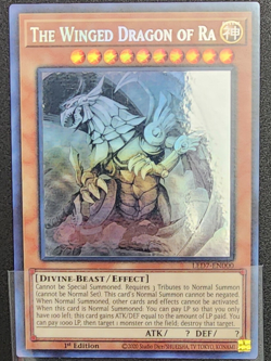 Yugioh The Winged Dragon Of Ra LED7-EN000 Ghost Rare 1st Ed NM - Image 5