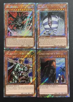 2025 YUGIOH RA04 1ST ED PLATINUM SECRET RARE MARAUDING CAPTAIN NM BONUS SET - Image 1