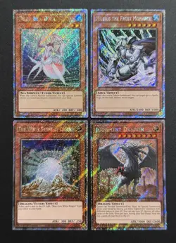 2025 YUGIOH RA04 1ST ED PLATINUM SECRET RARE DEEP SEA DIVA NM BONUS SET - Image 1
