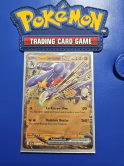 Pokemon TCG Cynthia's Garchomp EX Double Rare Holo Card 104/182 Destined Rivals - Image 1
