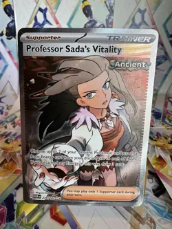 Professor Sada's Vitality 239/182 Paradox Rift FA Ultra Rare Holo Pokemon Card - Image 1