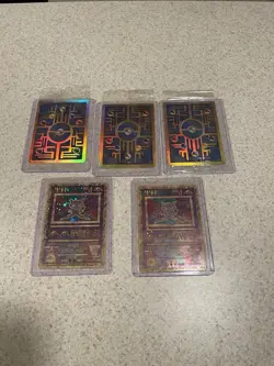 Lot Of 3 Sealed And 2 Mint Ancient Mew Pokemon Card Promo 2000 Tcg New - Image 1