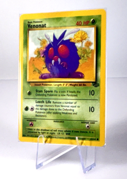 Vintage 1999 Pokemon Jungle 1st Edition Venonat #63/64 Card - Image 3