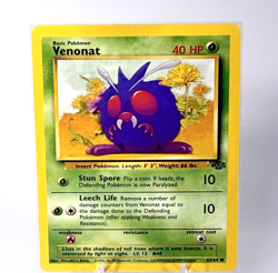 Vintage 1999 Pokemon Jungle 1st Edition Venonat #63/64 Card - Image 5