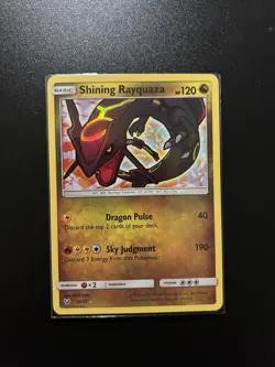 Pokemon TCG Shining Rayquaza Holo Rare Card Shining Legends 56/73 NM - Image 1
