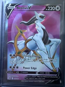 Pokemon TCG Arceus v Brilliant Stars Holo Ultra Rare Card 165/172 Full Art - Image 1