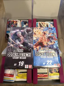 One Piece Card Game OP11 ENGLISH Bulk Lot 1000+ Cards + ST 22 Ace + ST19 Smoker - Image 1