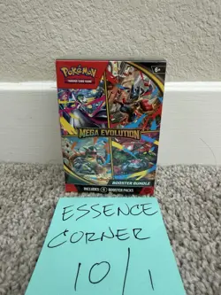 Pokemon TCG Mega Evolution Booster Bundle Box Trading Card In Hand box Scratched - Image 1