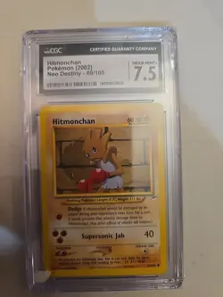 Hitmonchan Neo Destiny Set 69/105 Pokemon Card 2002 - Image 1
