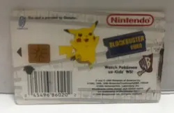 Nintendo Blockbuster Video Pokemon Snap Station Jigglypuff 1999 Collectors Card - Image 2