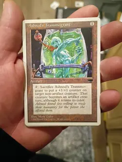 Ashnod's Transmogrant MTG Card Magic The Gathering Chronicles Light Played LP - Image 1