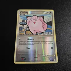 Pokemon Clefairy Reverse Holo Card Heart Gold & Soul Silver #60/123 - Image 1