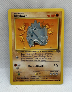 Rhyhorn 61/64 1st Edition Jungle Common Pokemon Card 9 card lot - Image 1