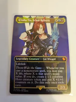 G'raha Tia, Scion Reborn Borderless FOIL MTG FIC Nm/M - Image 1