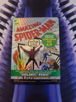MTG Marvel Spider-Man Peter Parker No.232 Borderless English Mythic Rare Mint - Image 2