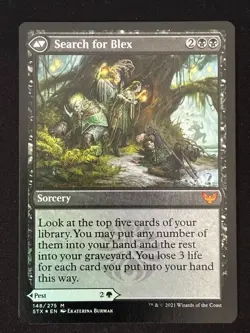 1x MTG Blex, Vexing Pest (Foil) - Prerelease Cards (PRE) (STX) #148 - Magic - Image 2