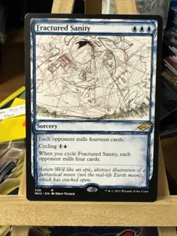 MTG *Fractured Sanity Showcase* (NM) Modern Horizons 2 Magic Free Shipping - Image 1