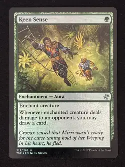 1x MTG Keen Sense (Foil) - Time Spiral: Remastered (TSR) #213 - Magic - Image 1