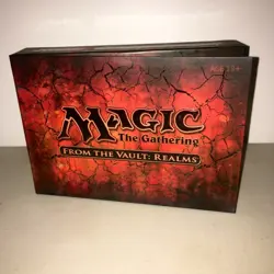 MTG From the Vault Realms empty Box + Spindown D20 Lifecounter only Magic WotC - Image 1