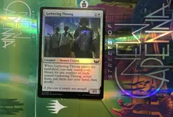 MTG SNC: Gathering Throng (Creature) Streets of New Capenna Common Foil 013/281 - Image 1