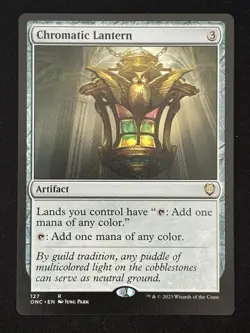 1x MTG Chromatic Lantern - Commander: Phyrexia: All Will Be One (ONC) #127 - Image 1