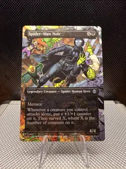 Magic The Gathering MTG Spider-Man Noir (Borderless) Marvel's Spider-Man 0204 - Image 1