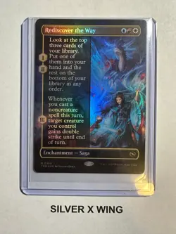 Rediscover the Way Borderless Foil x1, MTG, Tarkir: Dragonstorm, TDM, NM - Image 1