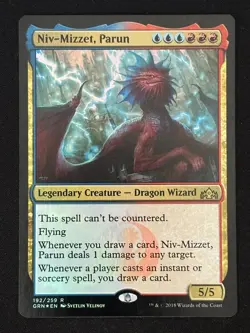 1x MTG Niv-Mizzet, Parun (Foil) - Guilds of Ravnica (GRN) #192 - Magic - Image 1