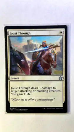 Playser (4x) Joust Through -MTG- Foundations - Image 1