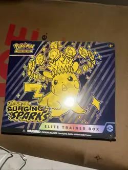 Pokemon TCG Surging Sparks Elite Trainer Box ETB Factory Sealed - Image 1