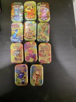 Pokemon TCG: Prismatic Evolutions + 151 Assorted Mini Tins Lot of 11 - Image 1