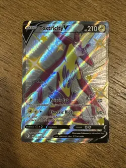 Pokemon Toxtricity V SV112/SV122 Shining Fates: Shiny Vault Shiny Rare Holo - Image 1