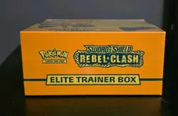 Pokemon TCG Sword & Shield Rebel Clash Elite Trainer Box Factory Sealed-New - Image 5