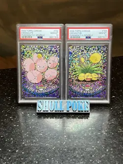 Exeggcute & Exeggutor Sparkle✨ PSA 10 💎 Pokemon Topps Chrome *SEQUENTIAL SET* - Image 1