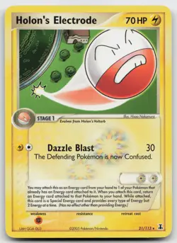 Pokemon tcg Delta Species #21/113 Holon's Electrode Lightly played - Image 1