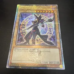 Yugioh: 1x Dark Magician (8th Art) - RA04-EN106 - Quarter Century Secret Rare - - Image 1