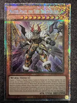Yugioh Master Peace, the True Dracoverlord DOOD-EN018 Starlight Rare 1st Ed NM - Image 1