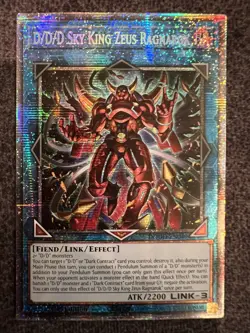 Yugioh D/D/D Sky King Zeus Ragnarok DOOD-EN049 Starlight Rare 1st Edition NM - Image 1