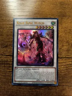 Rage Rose Witch DOOD-EN040 Ultra Rare 1st Edition Doom Of Dimensions Yugioh NM - Image 1