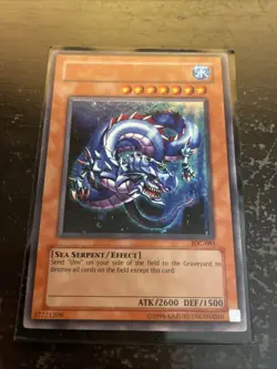 YUGIOH LEVIA-DRAGON DAEDALUS FADED/NO NAME MISPRINT ERROR LP ULTRA RARE IOC-083 - Image 2