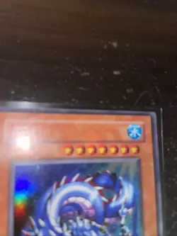 YUGIOH LEVIA-DRAGON DAEDALUS FADED/NO NAME MISPRINT ERROR LP ULTRA RARE IOC-083 - Image 3