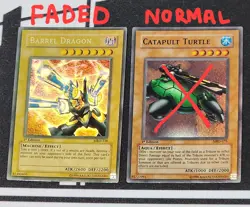 Barrel Dragon MRD 1st Ed FADED MISPRINT Ultra Rare Near Mint NM 2002 Yugioh - Image 2