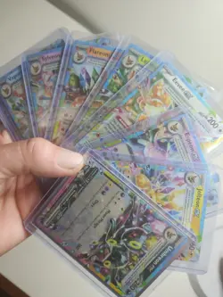 Prismatic Evolutions Eeveelutions Ex Set Lot 9 Cards Complete NM - Image 2