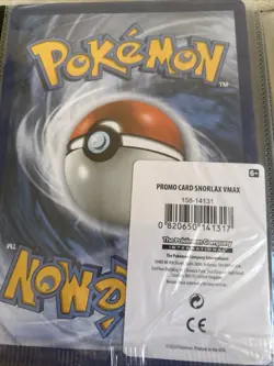 Snorlax VMAX 142/202 JUMBO Promo Pokemon Card - Gamestop Sword & Shield Sealed - Image 1
