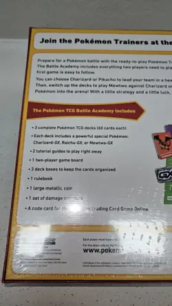 2020 Pokemon Trading Card Game: Pokemon Battle Academy (SEALED) Retired - Image 3