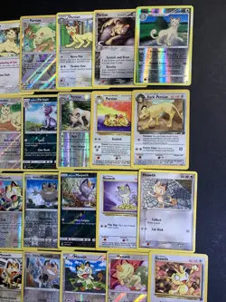 29x Pokemon Card Lot Persian Meowth Cards - Holo Promo Vintage Collection NM/M - Image 2